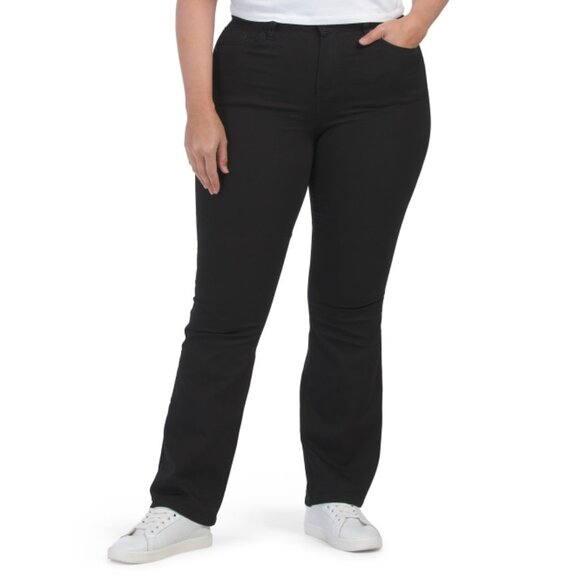 YMI Black Plus Hyper High Rise Flare Jeans - Picture 1 of 1
